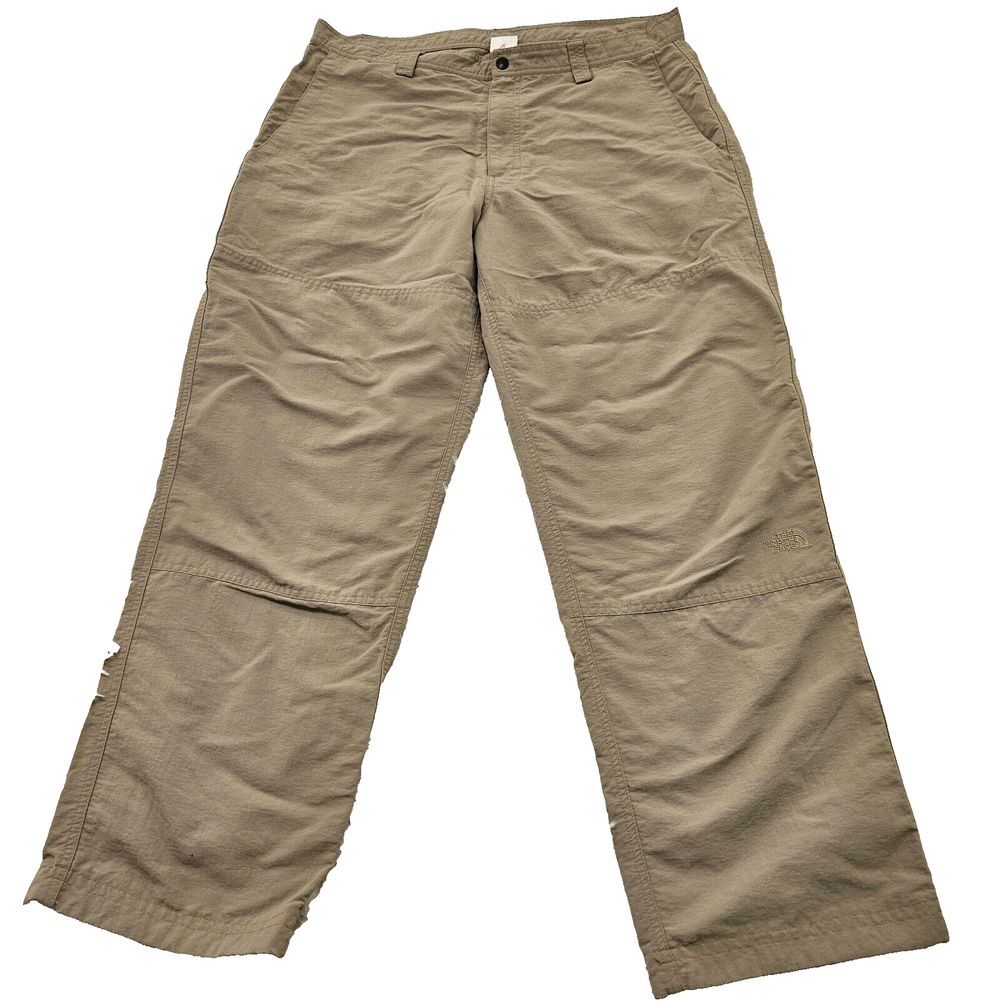 The North Face Men Sz 36 Tan Straight Leg Outdoor Gorpcore Pants Hiking Camping